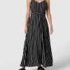 REVIEW Maxikleid Mit Streifenmuster - Schwarz