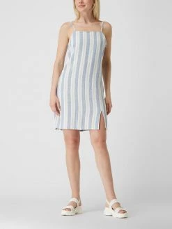 Only Minikleid Aus Leinenmischung Modell 'Caro' - Blau