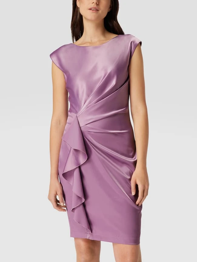 Paradi Cocktailkleid Mit Rundhalsausschnitt - Flieder – Bild 4