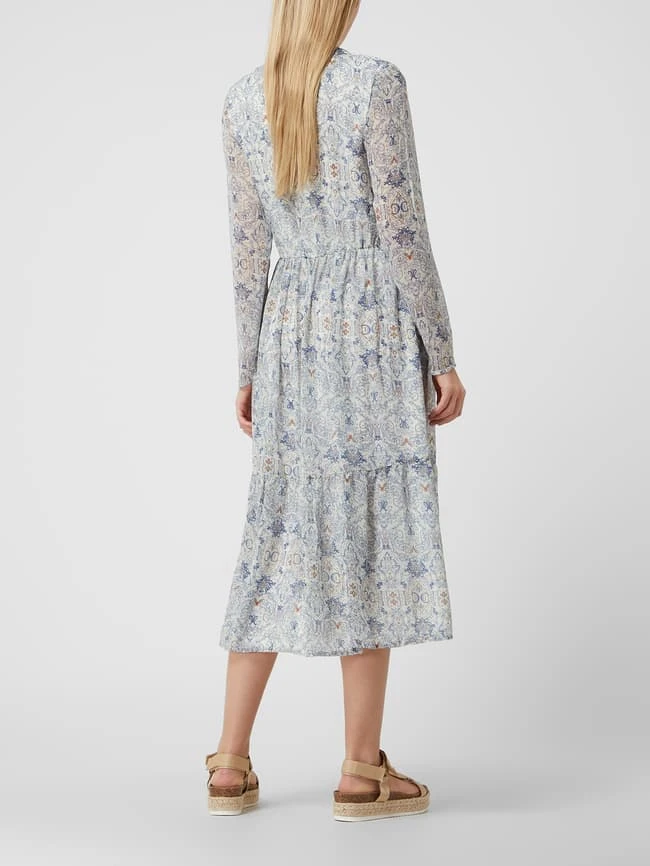 Vila Kleid Mit Ornamentalem Muster Modell 'Kesja' - Hellblau – Bild 4
