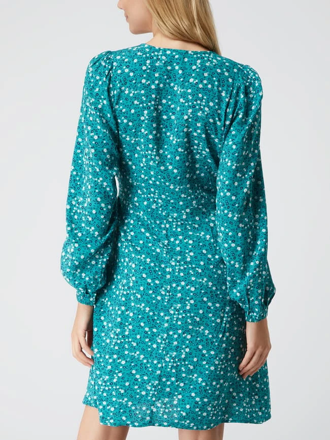 Moves Wickelkleid Aus Viskose - Grün – Bild 5