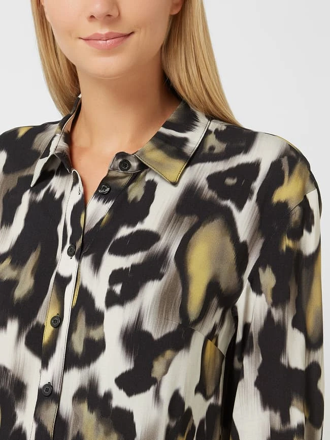 Betty Barclay Blusenkleid Aus Viskose - Khaki – Bild 3