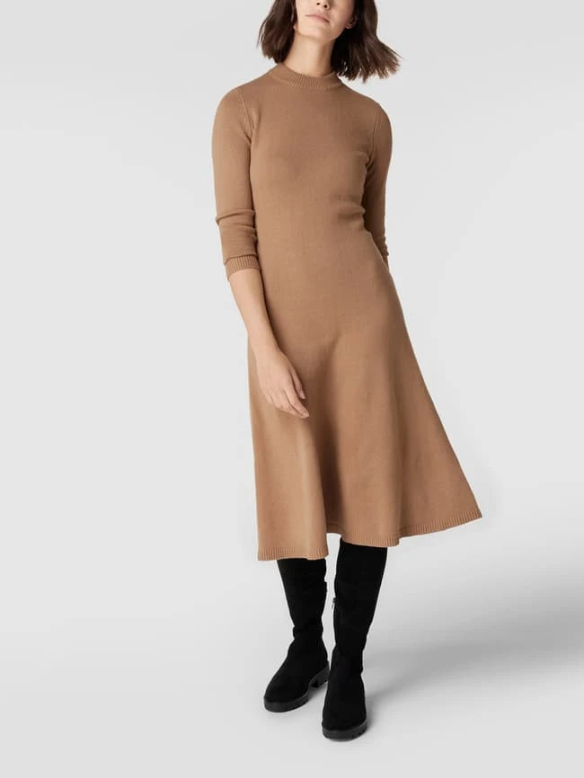 Lauren Ralph Lauren Midikleid Aus Woll-Mix - Camel