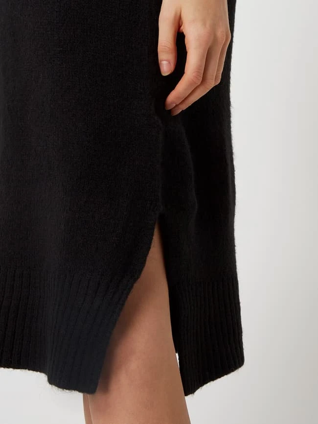 Only Strickkleid Mit Woll-Anteil Modell 'Macadamia' - Schwarz – Bild 3