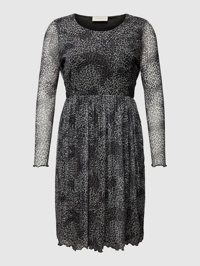 ONLY CARMAKOMA PLUS SIZE Midikleid Mit Allover-Muster - Schwarz – Bild 2