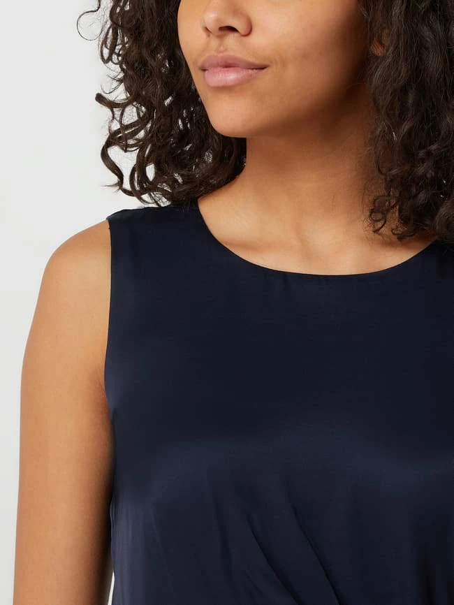 Esprit Collection Cocktailkleid Aus Viskose - Dunkelblau – Bild 3