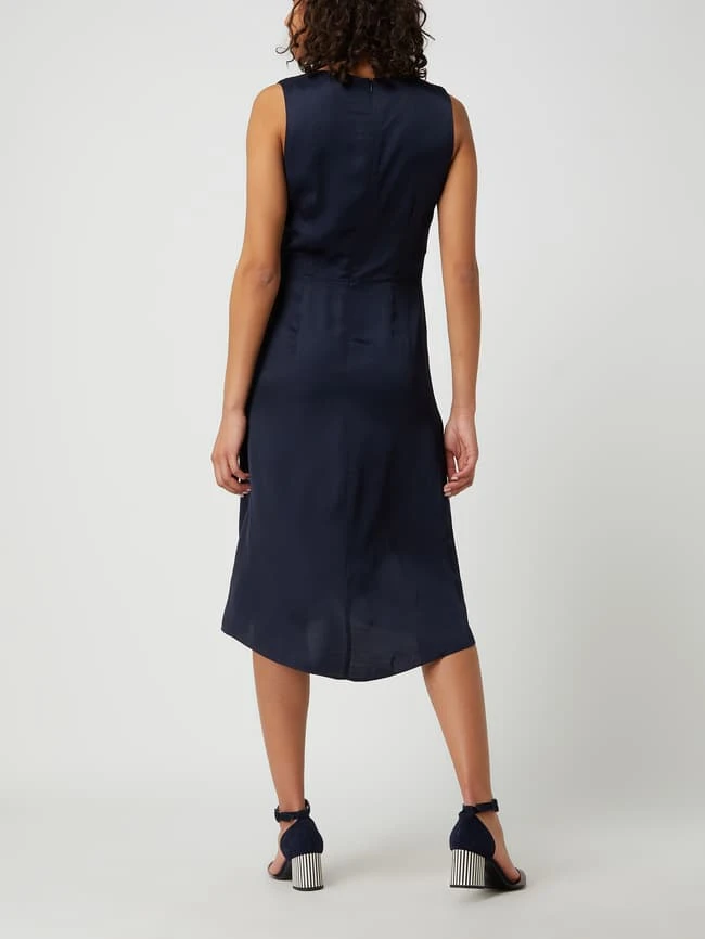 Esprit Collection Cocktailkleid Aus Viskose - Dunkelblau – Bild 4