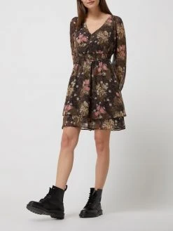 Only Kleid Aus Chiffon Modell 'Phoebe' - Olivgrün