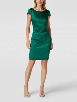 Paradi Cocktailkleid Mit Rundhalsausschnitt - Smaragdgrün