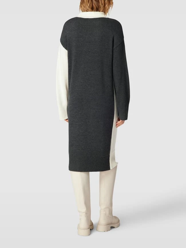 Esprit Collection Sweatkleid Mit Streifenmuster - Anthrazit – Bild 5