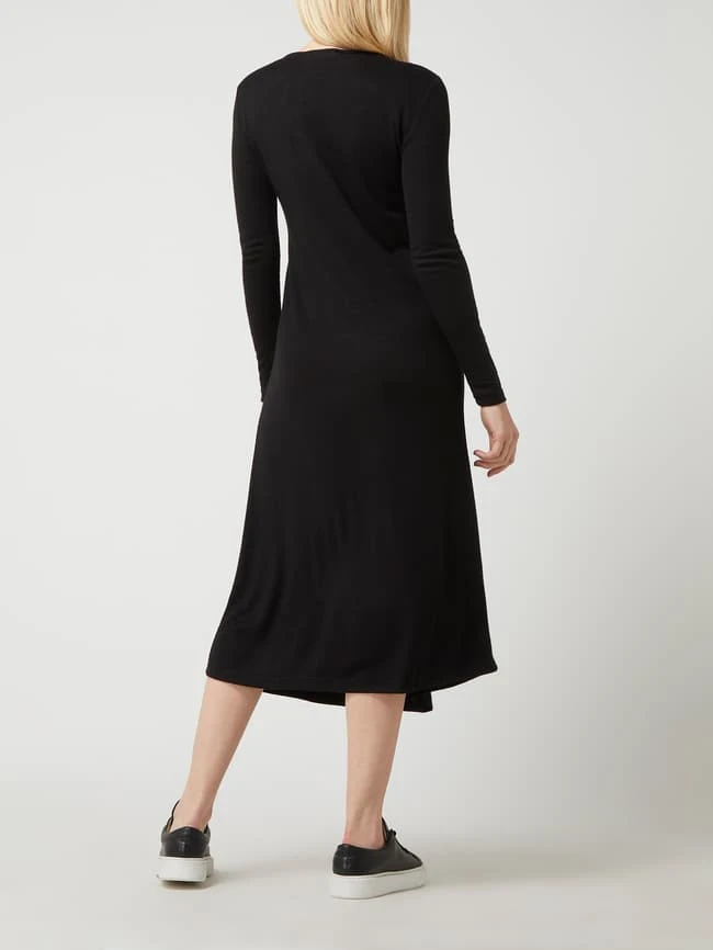 Mango Strickkleid Aus Viskosemischung Modell 'Palson' - Schwarz – Bild 4