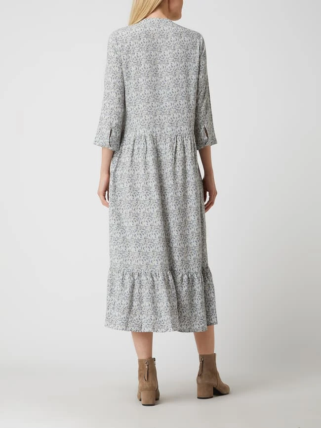 Montego Maxikleid Mit Allover-Muster - Hellblau – Bild 4