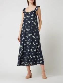 Jake*s Casual Kleid Aus Viskose - Schwarz