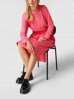 Marc Cain Midikleid Mit Stretch-Anteil - Pink
