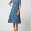 Vera Mont Cocktailkleid Im 2-in-1-Look - Rauchblau