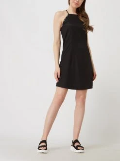 Calvin Klein Jeans Minikleid Aus Viskose - Schwarz