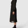 Jake*s Collection Kleid Mit Allover-Muster - Schwarz