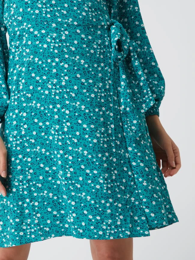 Moves Wickelkleid Aus Viskose - Grün – Bild 3