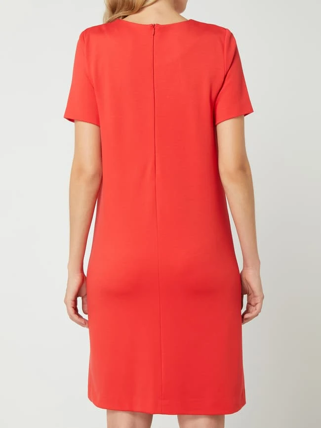 Marc Cain Jerseykleid Mit Eingrifftaschen - Hellrot – Bild 5