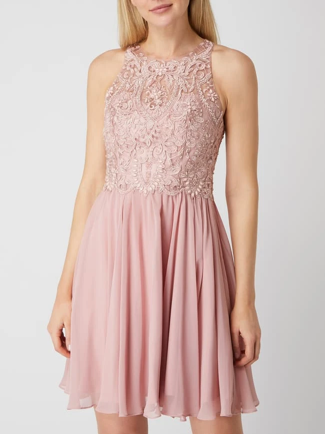 Laona Cocktailkleid Mit Zierborten - Altrosa – Bild 4