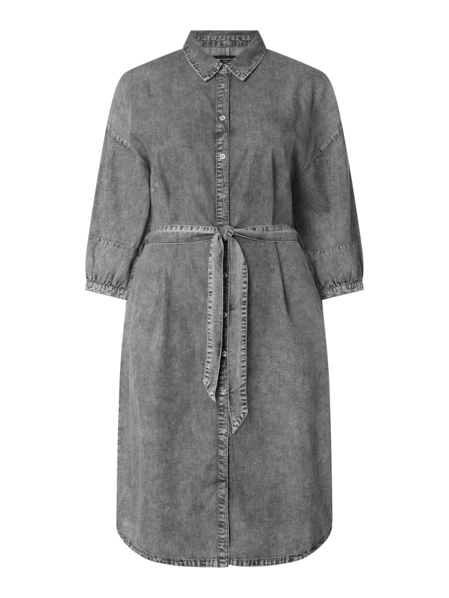 ONLY CARMAKOMA Midikleid Mit Blumenmuster - Mittelgrau – Bild 2