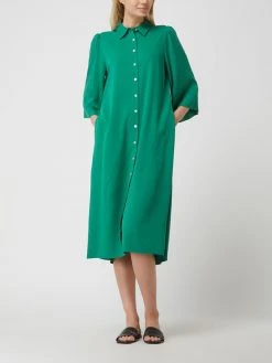 MbyM Midikleid Viskose-Lyocell-Mix Modell 'Akoto' - Grün