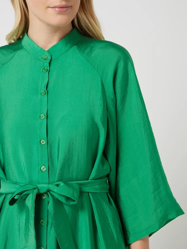 Gestuz Blusenkleid Aus Satin Modell 'Luella' - Grün – Bild 3