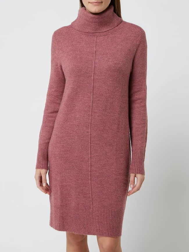 Christian Berg Woman Strickkleid Mit Woll-Anteil - Aubergine – Bild 4