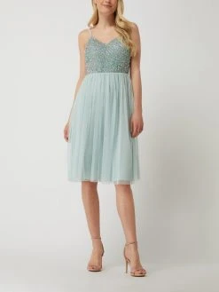 Jake*s Cocktail Cocktailkleid Aus Mesh - Hellgrün