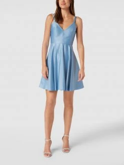 Jake*s Cocktail Cocktailkleid In Knielänge - Blau Meliert