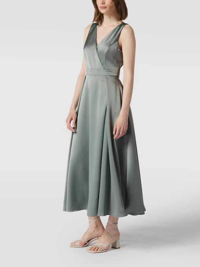 Paradi Abendkleid Mit V-Ausschnitt - Schilf – Bild 4