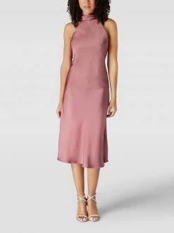 Mascara Cocktailkleid Mit Amerikanischem Ausschnitt - Rosé