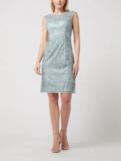 Luxuar Cocktailkleid Mit Zierborten - Mint