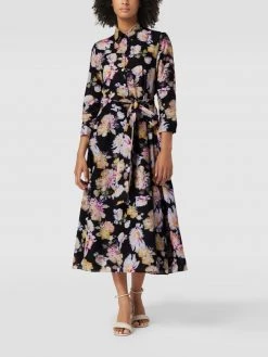 Swing Cocktailkleid Mit Taillenband - Pink