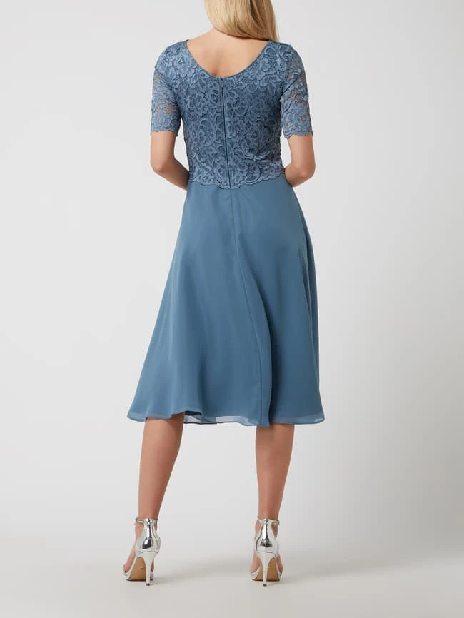 Vera Mont Cocktailkleid Im 2-in-1-Look - Rauchblau – Bild 4