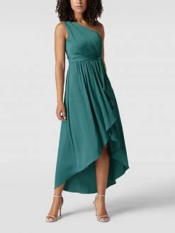 Jake*s Cocktail Cocktailkleid Mit One-Shoulder-Träger - Smaragdgrün Meliert