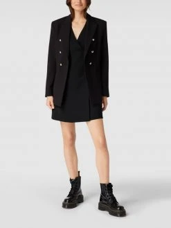 Mango Minikleid In Wickel-Optik - Schwarz