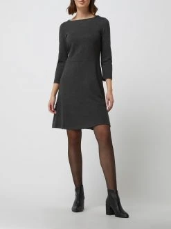 Esprit Kleid Mit 3/4-Arm - Anthrazit Meliert