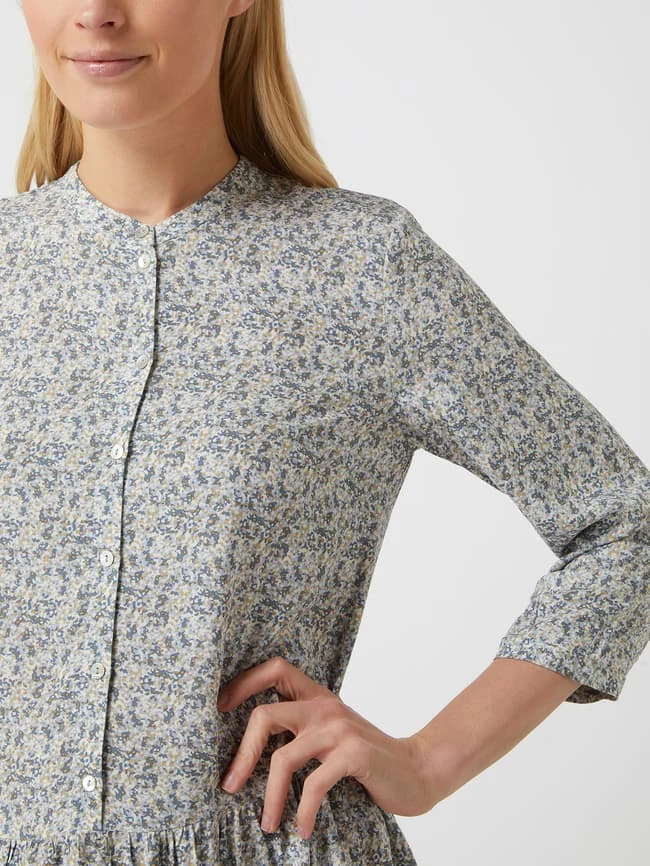 Montego Maxikleid Mit Allover-Muster - Hellblau – Bild 3