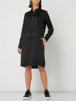 Marc O'Polo Pure Kleid Mit Kontrastnähten - Schwarz