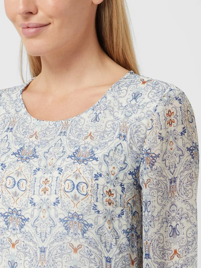 Vila Kleid Mit Ornamentalem Muster Modell 'Kesja' - Hellblau – Bild 3