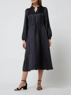 MOS MOSH Midikleid Aus Viskose - Blau