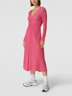 Mango Blusenkleid Mit V-Ausschnitt Modell 'DUNA' - Pink