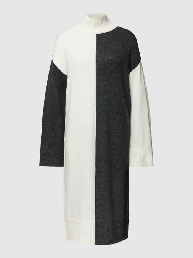 Esprit Collection Sweatkleid Mit Streifenmuster - Anthrazit – Bild 2