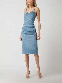 Jake*s Cocktail Cocktailkleid Aus Taft - Ozean Blau