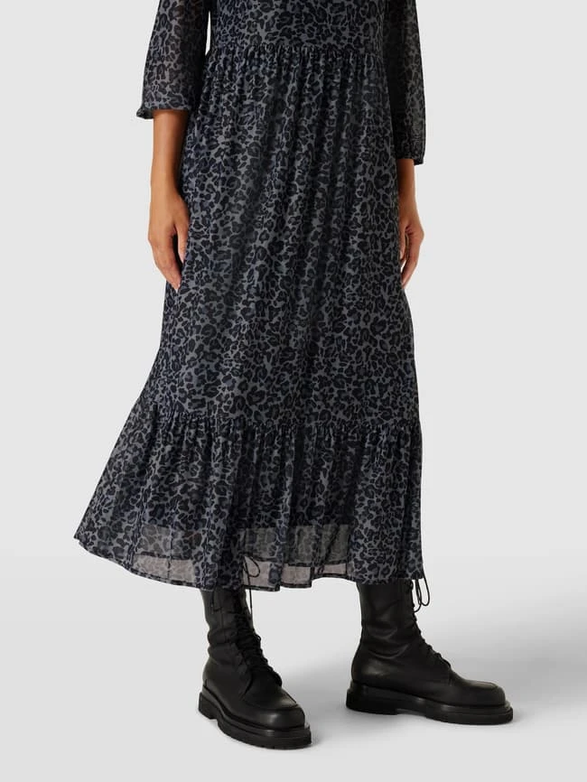 JOOP! Midikleid Mit Allover-Muster - Anthrazit – Bild 3