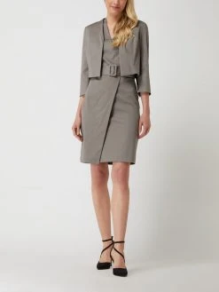 Vera Mont Cocktailkleid In Wickel-Optik - Taupe