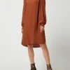 Esprit Collection Kleid Aus Viskose - Camel