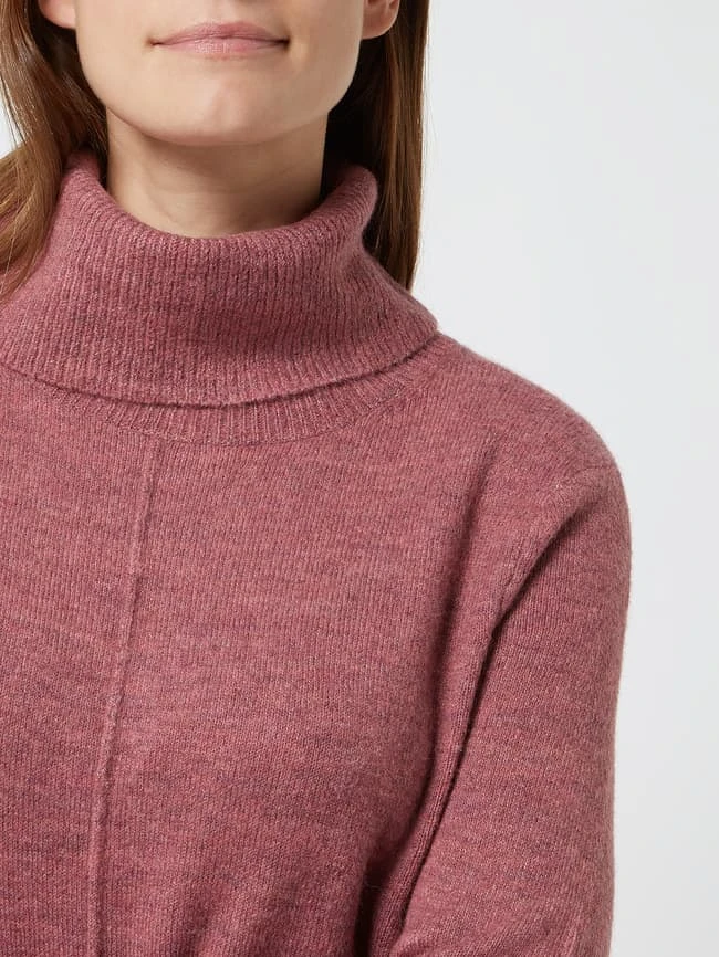 Christian Berg Woman Strickkleid Mit Woll-Anteil - Aubergine – Bild 3