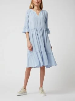 Soyaconcept Kleid Aus Viskose - Bleu